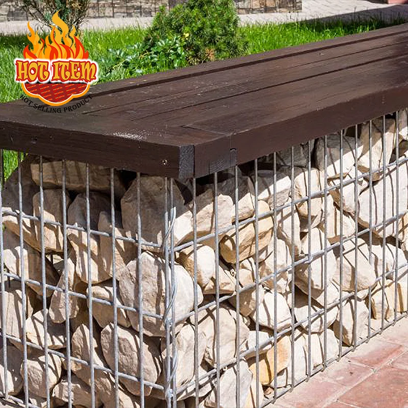 Factory Price 2x1x1 Welded Gabion Basket Metal Riparian protection Security Fence Welded Wire Mesh Supplier
