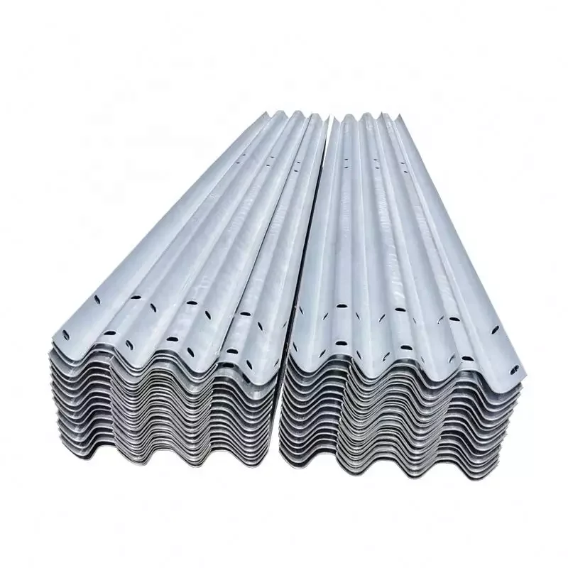 W beam highway guardrail safety barrier Traffic safety road guardrail Bridge guardrail