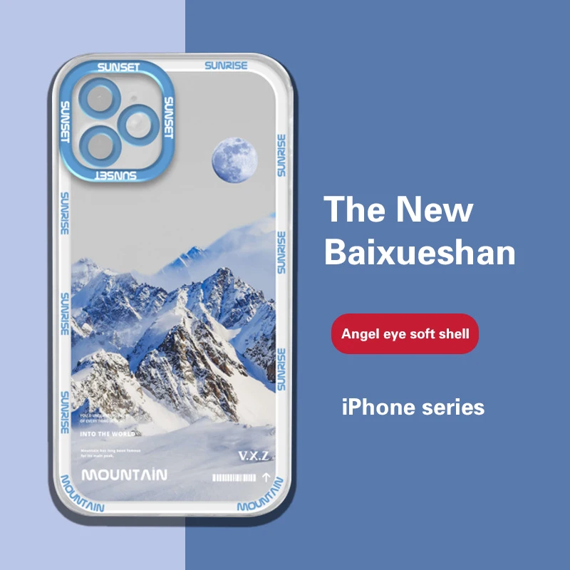 Hot sale phone case Angel eye case for iphone 11 12 13 Rizhao Jinshan illustration Cover 13 pro max  soft phone case shell