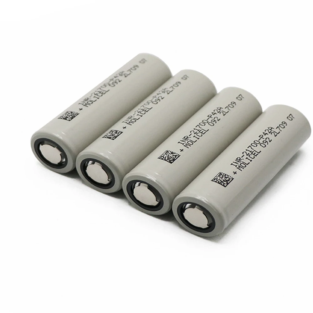 Оригинальный Taiwan Molicel Inr 21700 4200 мАч 30a аккумулятор P42a 3 7 В перезаряжаемый Аккумулятор для фонарей