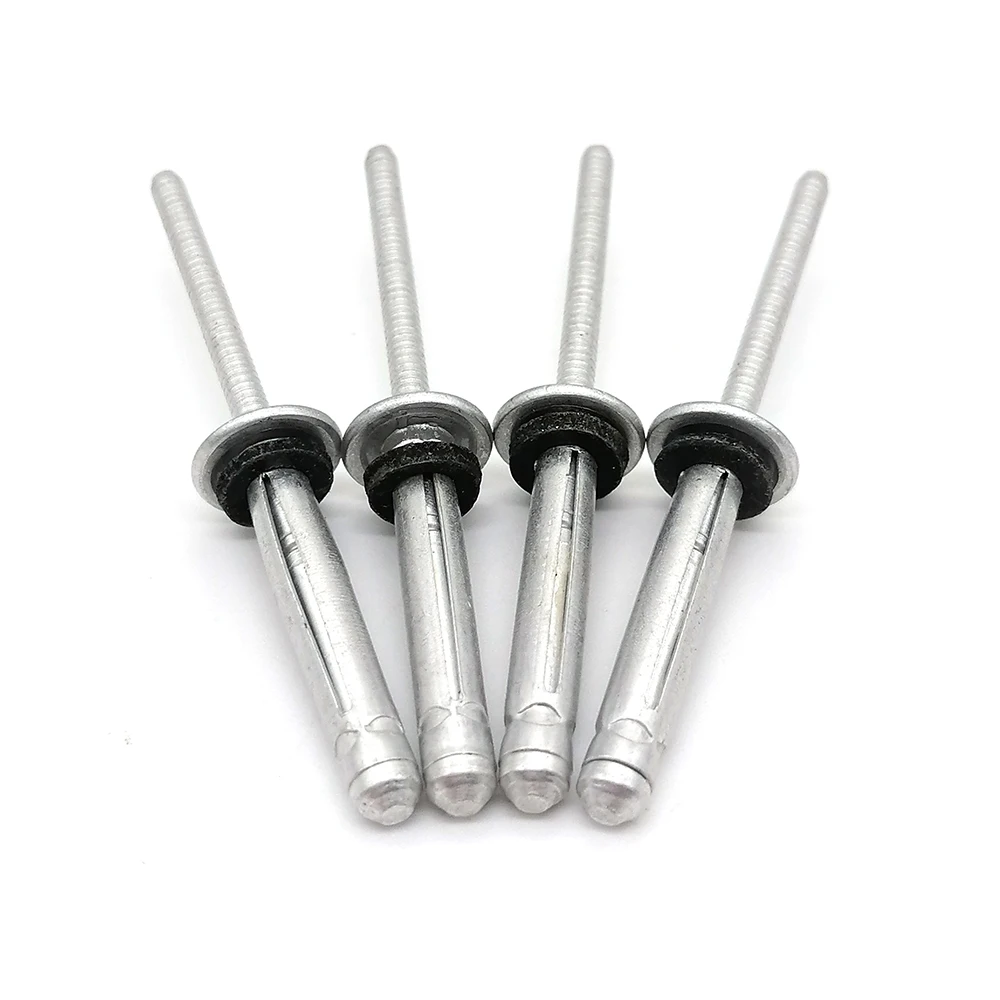 Rivet with washer 7.7*27 rubber washer and blind rivet generic grommets snap fasteners kit rivets