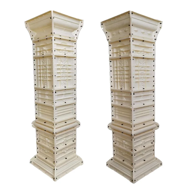 RF High Quality a Variety of Styles Are Worth Buying Reliable Precast Roman Plastic  square Pillar Columns  Molds