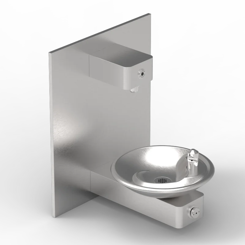 Model TB9-1FS ADA Vandal-Resistant Fountain And Motion-Activated Bottle Filler Touchless Water Cooler