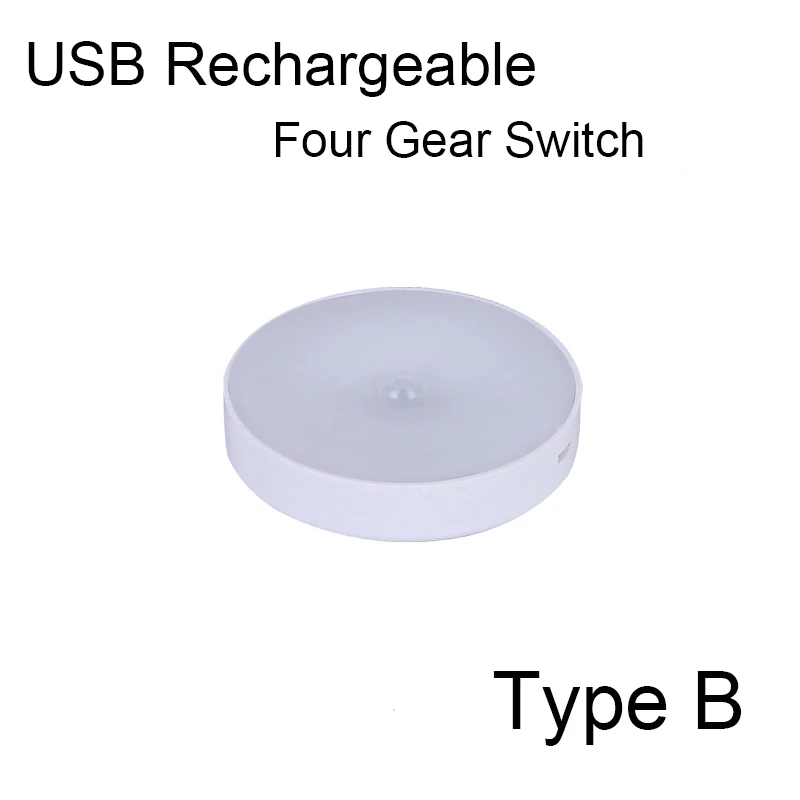 Led Sensor Lamparas USB Rechargeable Motion Wireless Cabinet Light With
