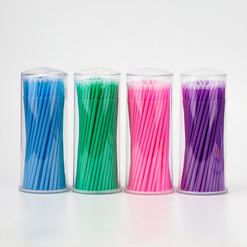 SP EYELASH Factory wholesale 100pcs/bag Micro Brush Disposable Dental Micro Applicator Brush