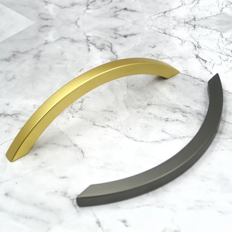 Modern Metal Door Drawer Design Furniture Kitchen Cabinet Knobs Gold Pull Handles Furniture Handle