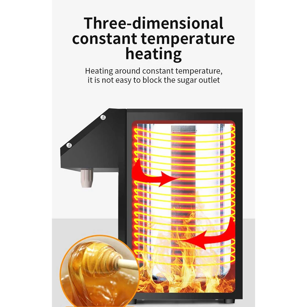 6L Heating Type Fructose Dispenser Quantitative Juice Dispenser Powder Machine for Bubble Tea