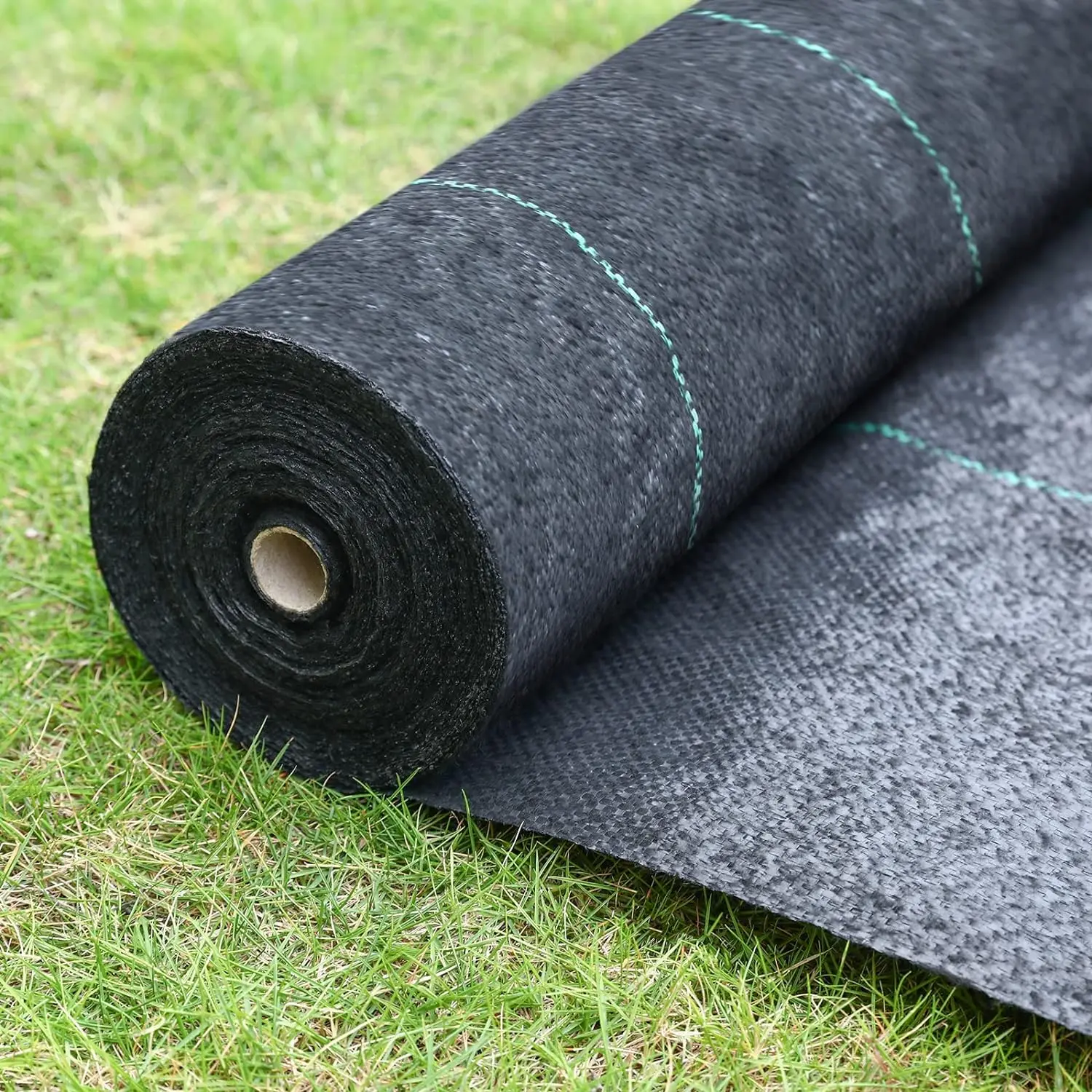 Farm Control Biodegradable Agro Textile Black Plastic Mulch PP Weed Barrier Mat