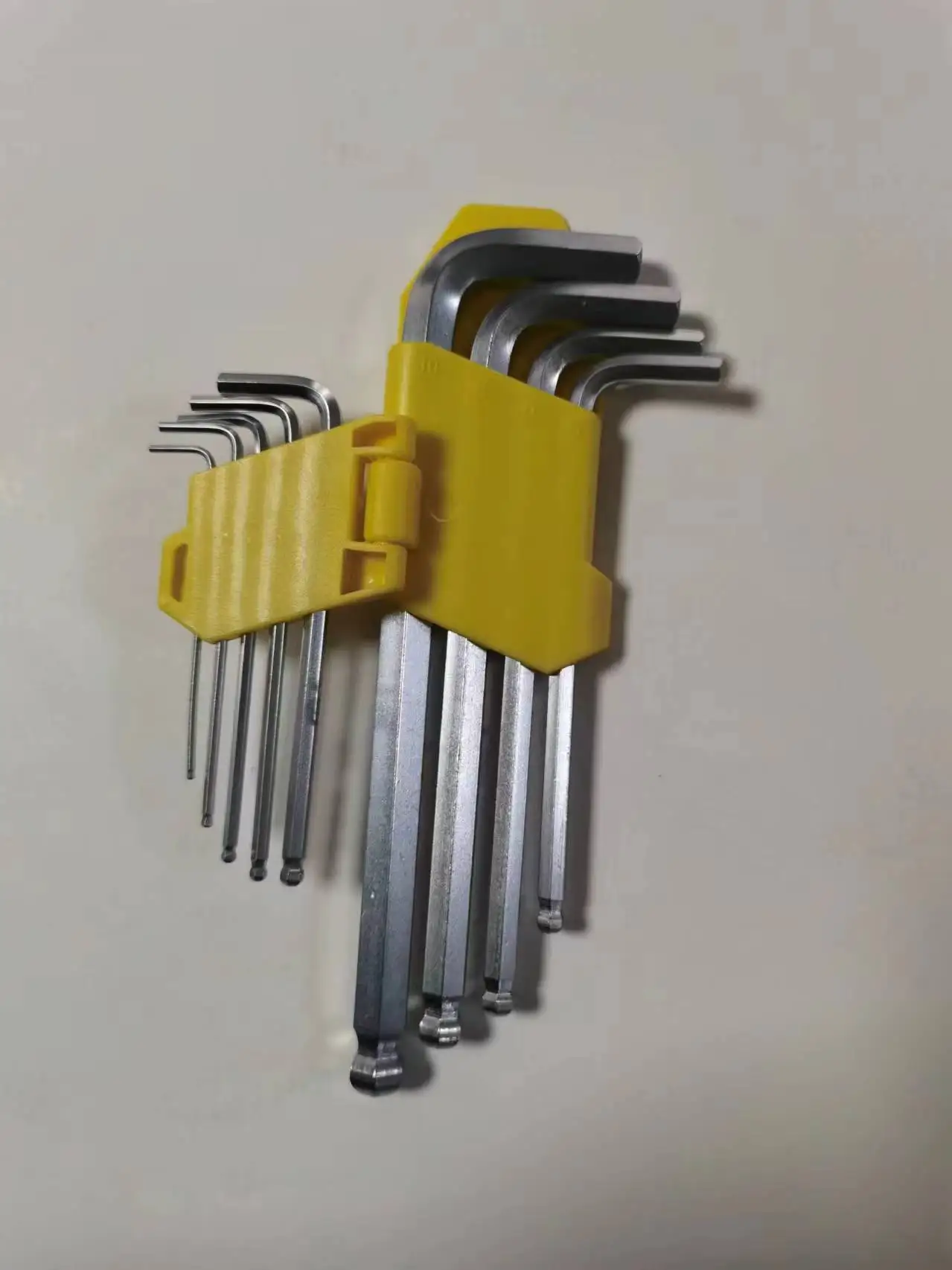 DingQi 9pcs Metric System Hex Allen Key Wrench with T & Flag Handle DIY OEM Customization Supported