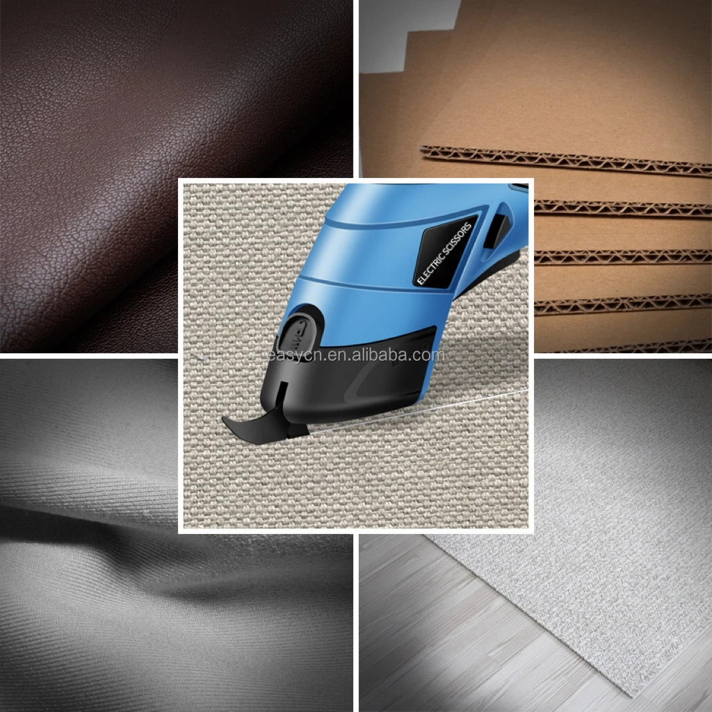 Hot Sale Electric Cutting Scissors Cloth Leather Carpet Fabric Handheld Electric Scissors for Fabric Cutting