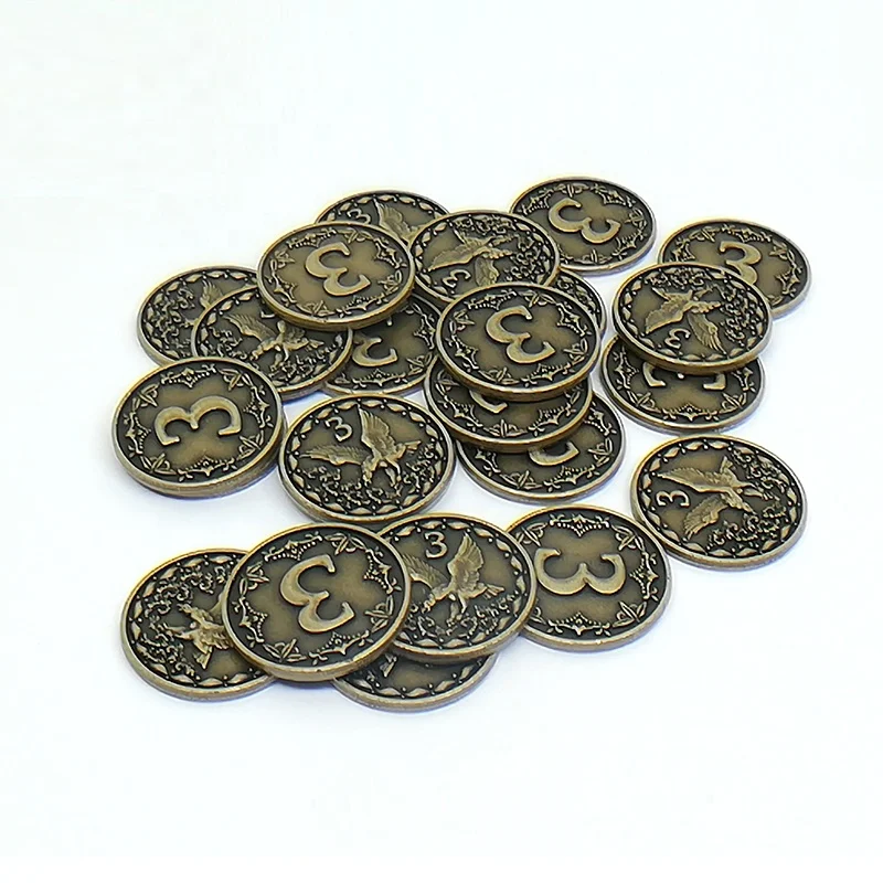 China manufacture wholesale custom metal material pierced metal token