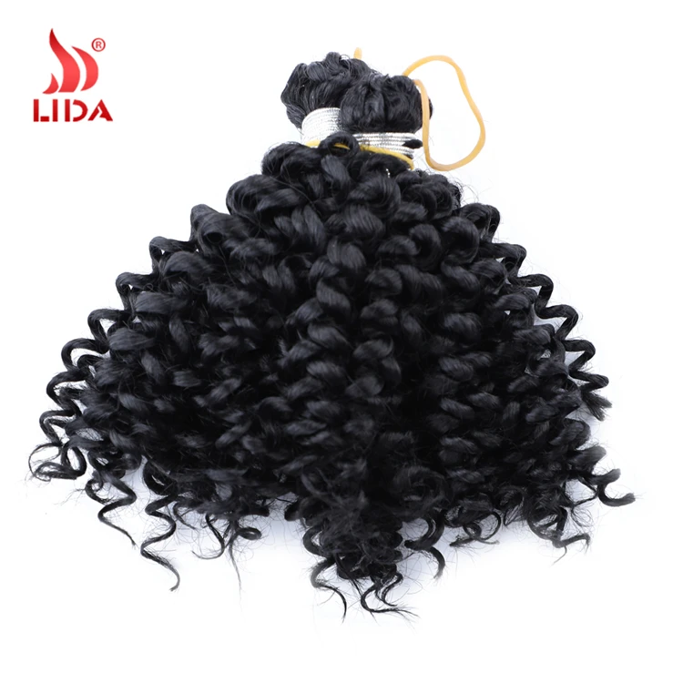  Lida Freetress афро кудрявые крючки для вязания косы короткие волосы