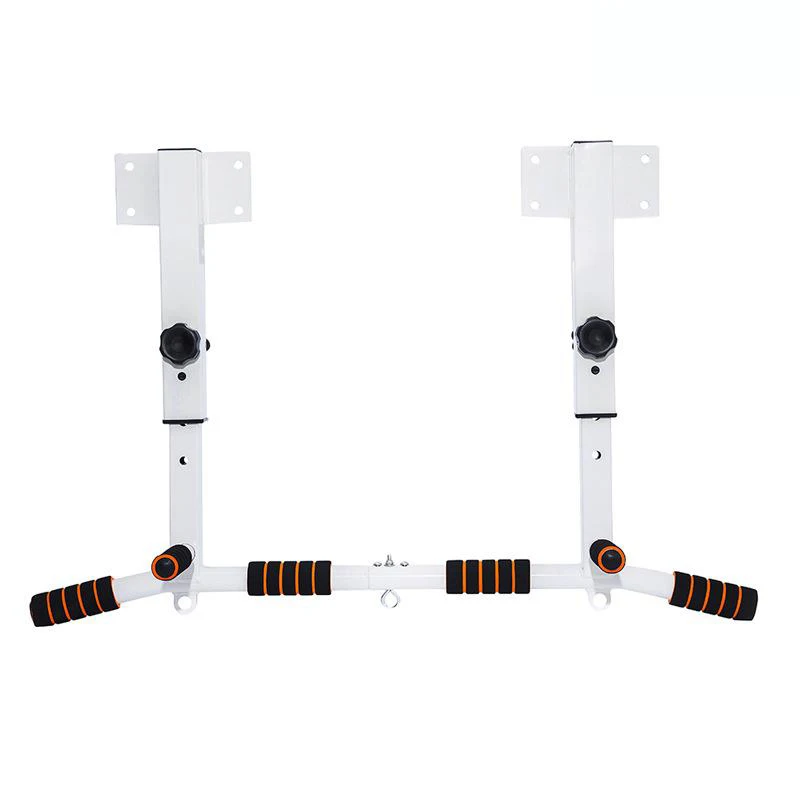 Wall Mounted Horizontal Bars Set with Resistance Band/Hand Ring Home Gym Chin Up Pull Up Training Bar Sport Fitness Equipment