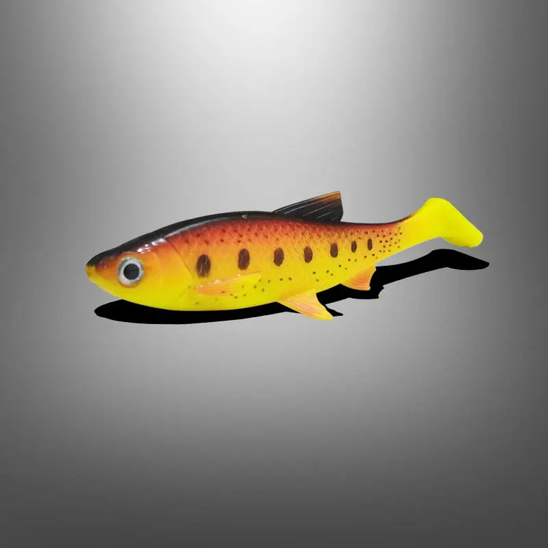 36g 150mm PVC 3D Fisheye Bait Simulation Soft Trout and Perch Lure for River Lake Stream Ocean Boat Fishing