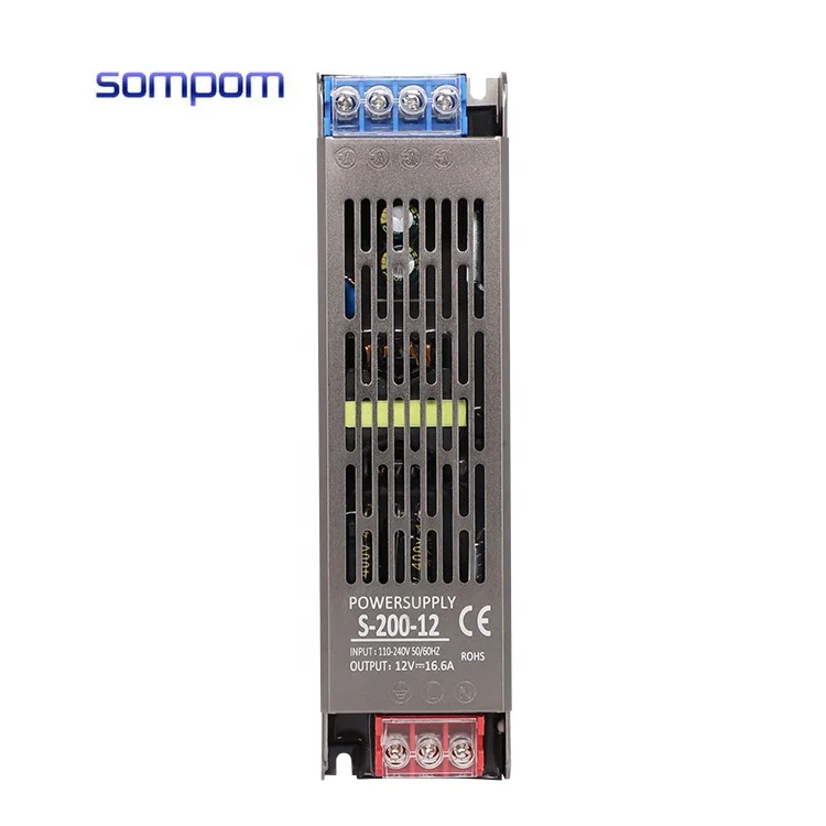 CE LED Transformer Constant Voltage Indoor AC DC 60W 100W 200W 300W 400W 12V 24V Switching SMPS Power Supplies