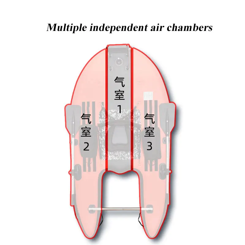 Portable Anti-Collision Design Drop Stitch Floating Fishing Boat Pvc Water Tube With Seat