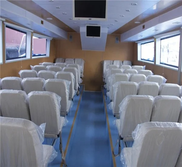 Grandsea 45m Steel Twin Screw Self-propelled Ferry LCT Boat for sale