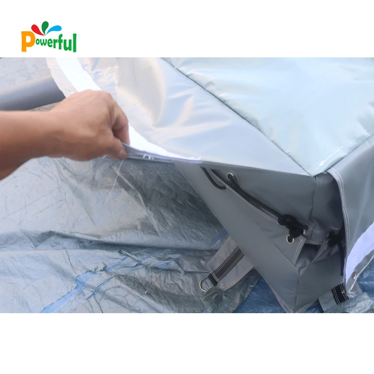 Outdoor gymnastics trampoline park landing airbag inflatable air jumping pillow