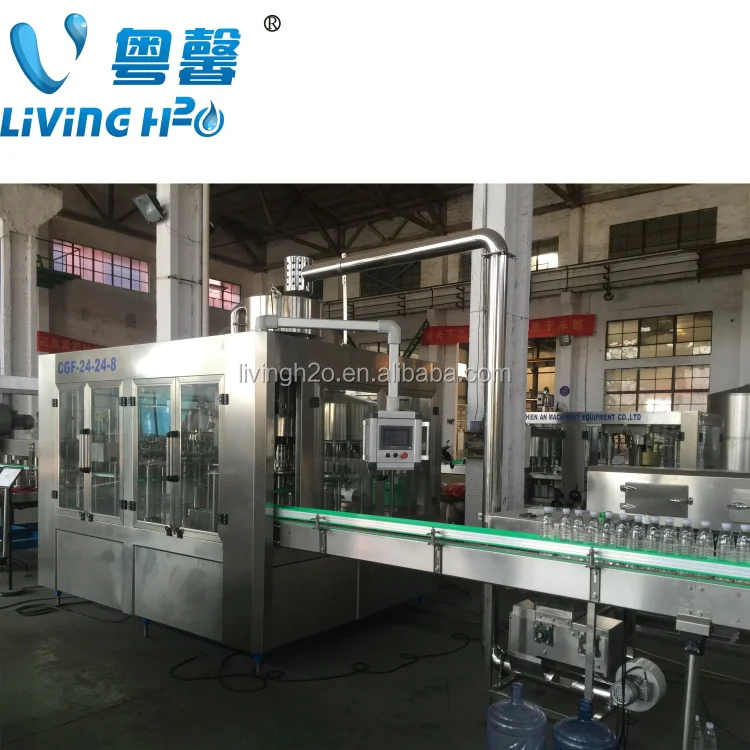 Bottled water production line equipment automatic filling machine water filtration equipment