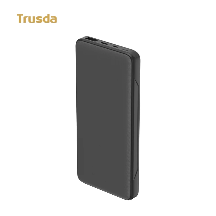 
Trusda CP4 Ultra slim popular 15000mah PD 18W fast charge power bank dual output 5 colours for optional 