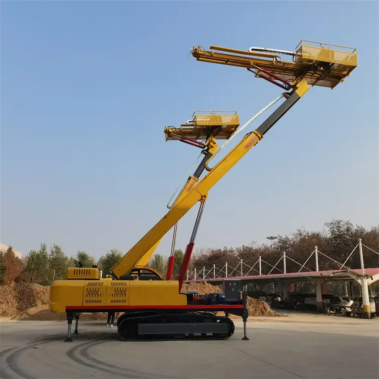 Dth rock drill rigs high lifting anchoring drilling rig