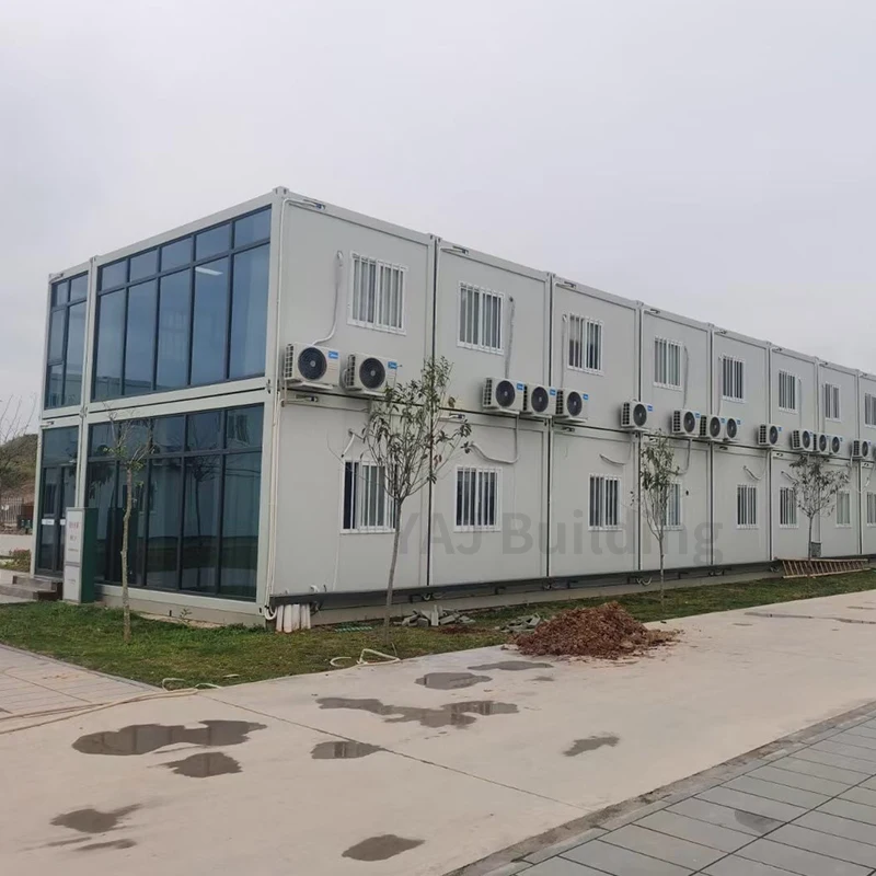 Easy Assembly Steel Frame House Prefabricated Homes Factory OEM ODM High Quality Low Cost Office Building Prefabricated House