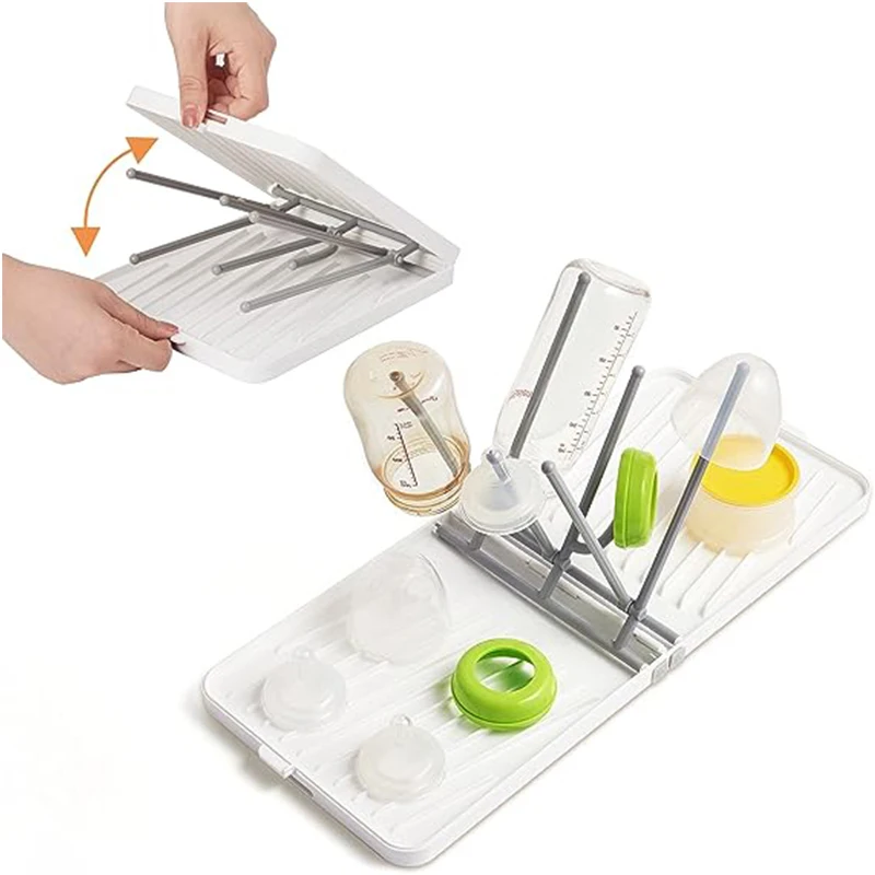 Принадлежности для кормления, сушилка для детских бутылочек с лотком, держатель для бутылочек/сосков/чашек