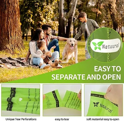 Компостируемые биоразлагаемые пакеты для собачьих кормов с логотипом на заказ