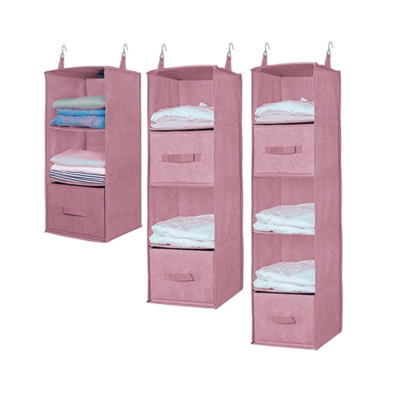 Customizable Multiple pockets Large Capacity House hanging storage Bag closet organizer with Hook