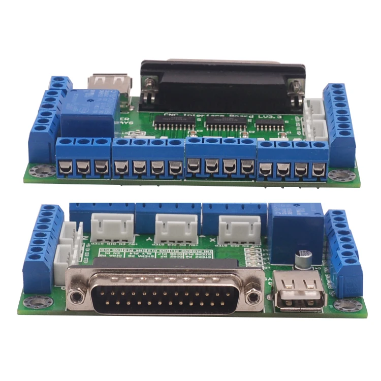 OX CNC mach35 оси Плата интерфейса для контроллера шагового двигателя с одним usb кабелем 1