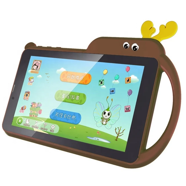 Hot Selling 7 Inch  KT1 MT6582 Android 8.1 Kids Learning Tablet  Quad Core  Education Tablet PC cheap tablets with wifi for kid