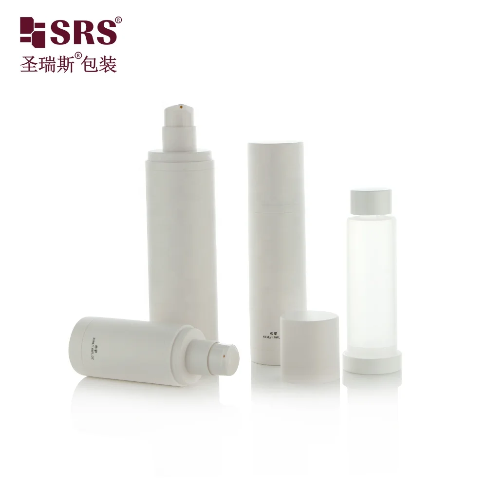 Refillable Airless Pump Bottle For Cosmetics PP Plastic Bottle Empty Packaging 30ml 50ML 100ML