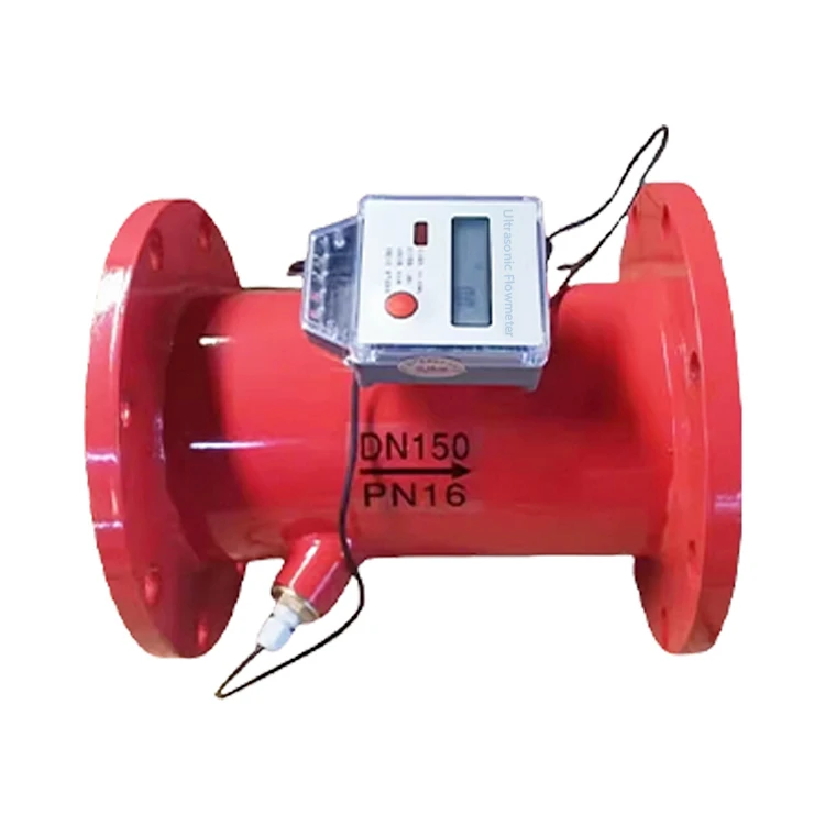 High quality Products 6-inch Ultrasonic  Electromagnetic Flange Digital Converter flow meter