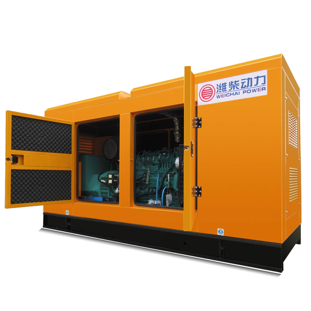 weichai diesel engine diesel genset 135kva low noise generator WP6D132E200