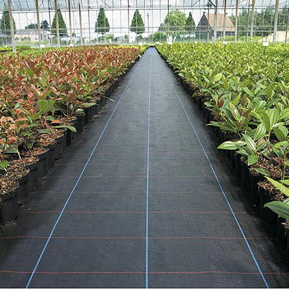 Agriculture Anti-Grass Ground Cover Cloth PP Woven Green Weed Control Mat