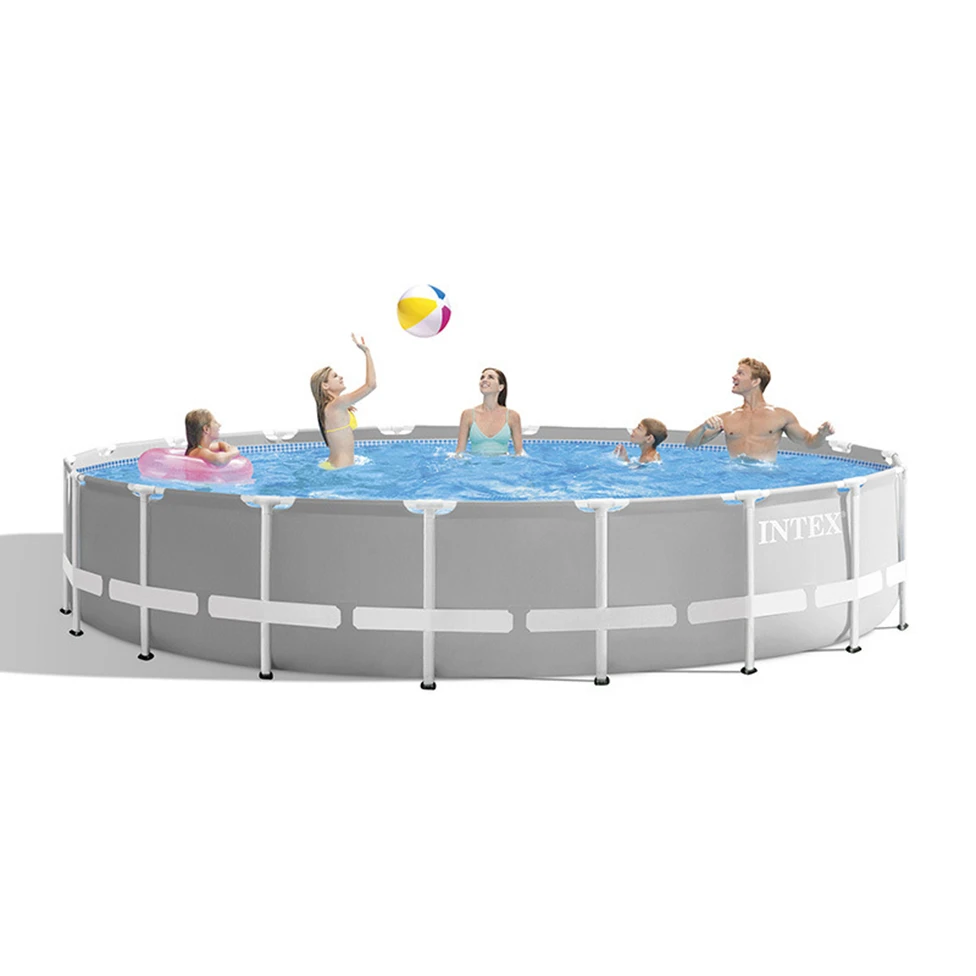 18ft Round 5.49 meters Steel framed water pool,framed swimming pool for backyard for family use 26732