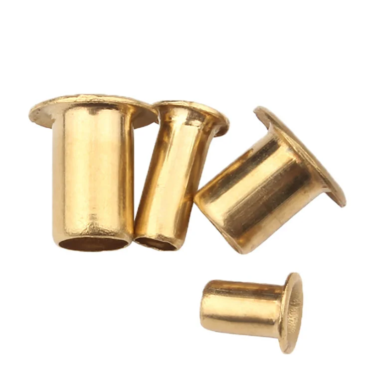 High quality Stainless steel/Aluminum/Copper/Steel/Brass semi tubular rivets