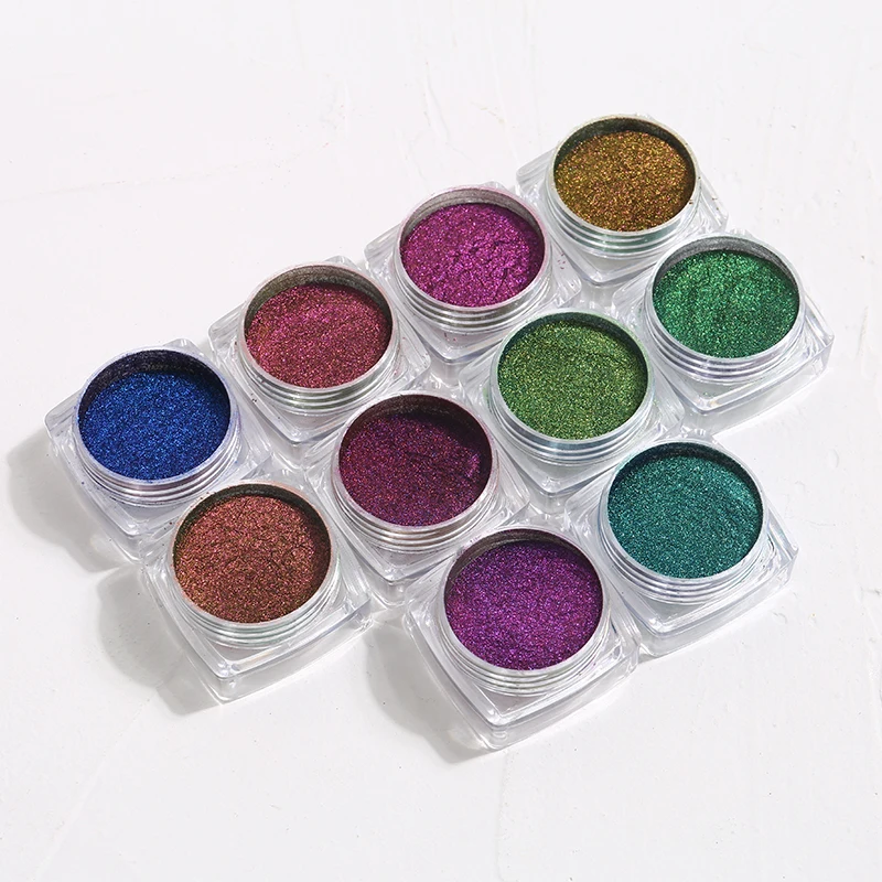 Color Shift Chameleon Mica Powder Pigment Mixed Liquid Mica Pigment Mica Chameleon