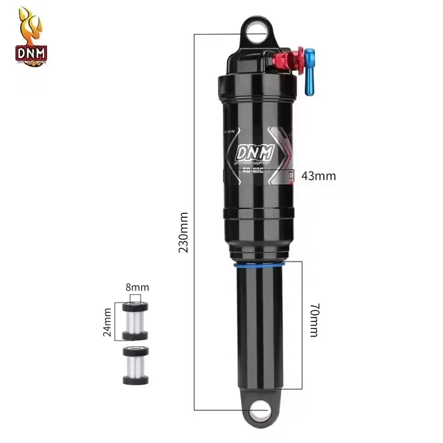 DNM AO-8RC Mountain BikeAir Shock Absorber 165/190/200/210mm/230mm Soft Tail Mountain Bike XC / MTB Bicycle Rear Shock Absorbers