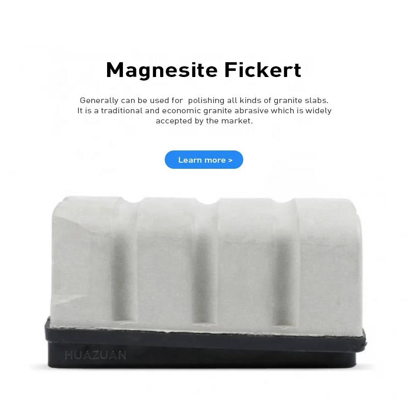 Магнезитовый абразивный инструмент Fickert для полировки и взрывной обработки камня