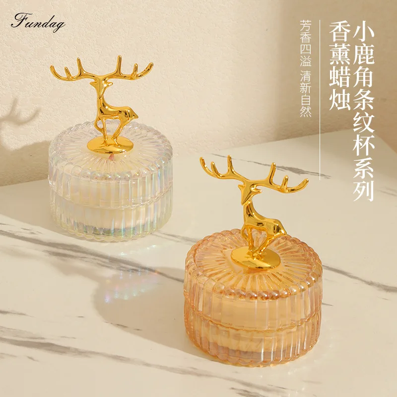 Роскошные стеклянные банки для свечей 8 унций 10 14 Унций