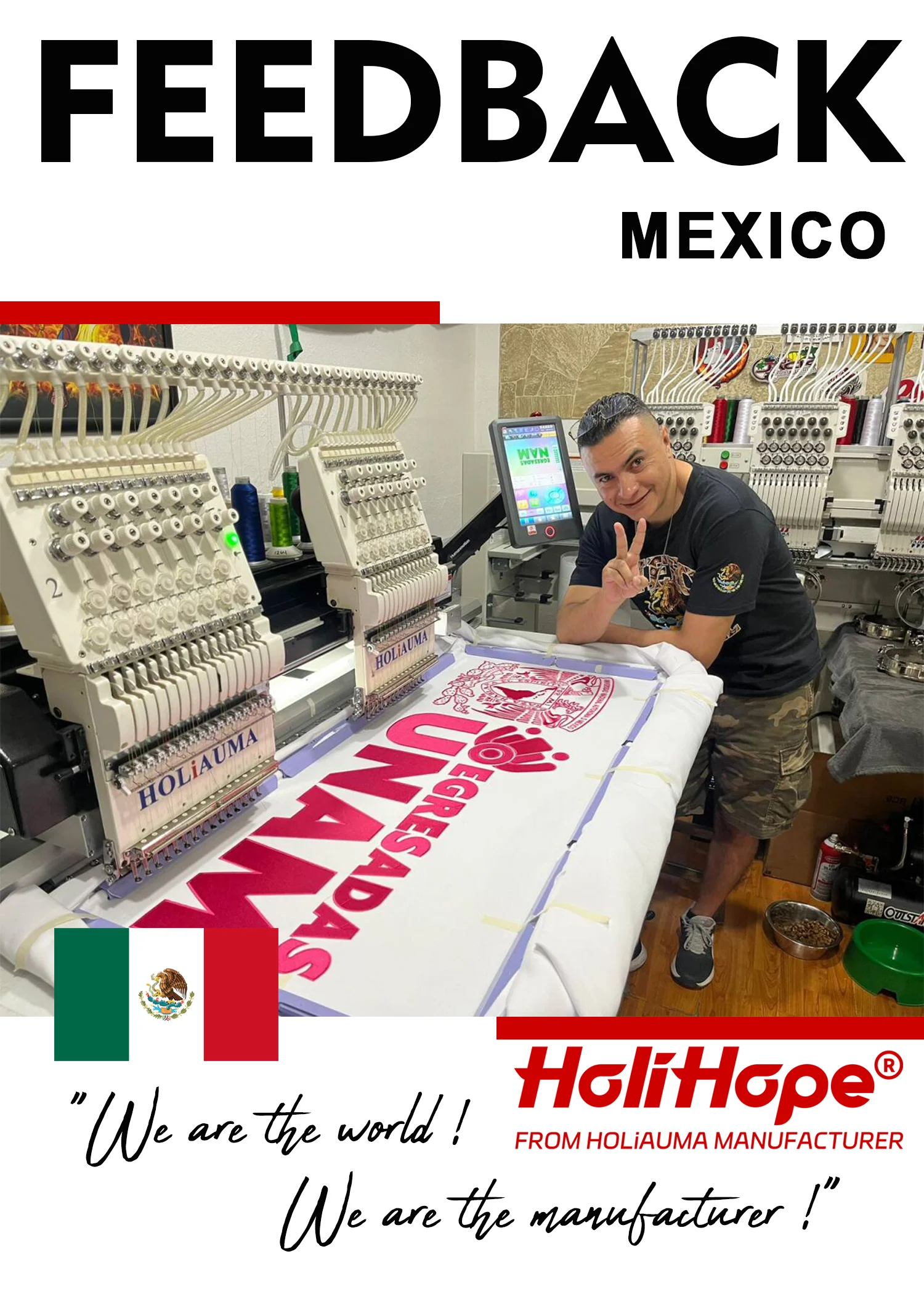 10 YEARS WARRANTY HOLIHOPE HOLIAUMA programmable embroidery machine 2 head tshirt cap embroidery machines like Tajima