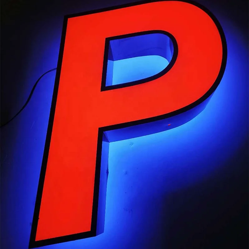 Professional Factory logo sign letters supplier led sign customized backlit & front-lit led illuminated acrylic letter