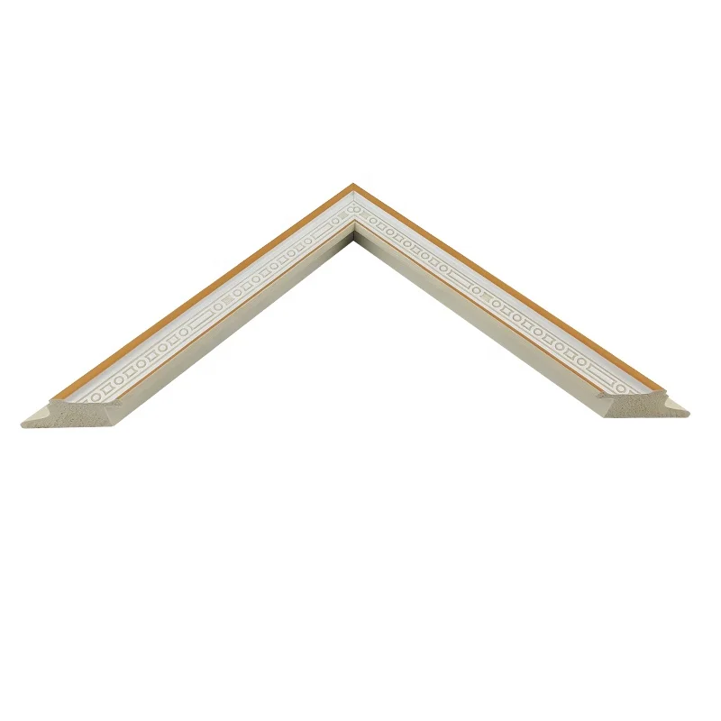 40*29mm natural wood white color plastic frame moulding for photo frame
