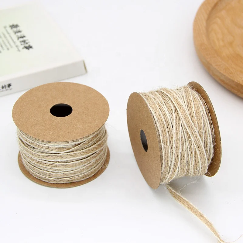 New Design 10m Craft Ribbon Burlap Craft Ribbon Roll Jute Ribbon for Craft Packaging and Decoration