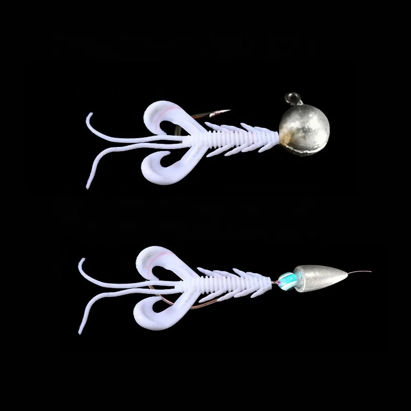 Best selling 8pcs/bag New fishing lure bait 10cm 3.7g Artificial Outdoor Shrimp Fishing Lure