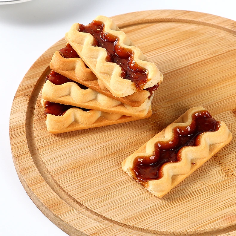 MAOLIN Wholesale Filled Sweet Delicate Biscuit Fruit Jar Cookies Sandwich Biscuits Food Manufacturer