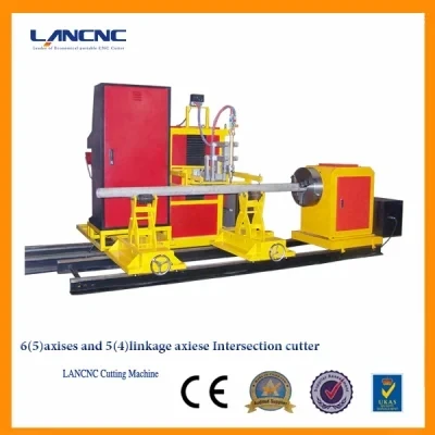 Lansun 800-1000mm Large Pipe Diamtere Plasma Cutting Machine with Welding Bevels Surface 12m Long Pipes Cutting Machinery