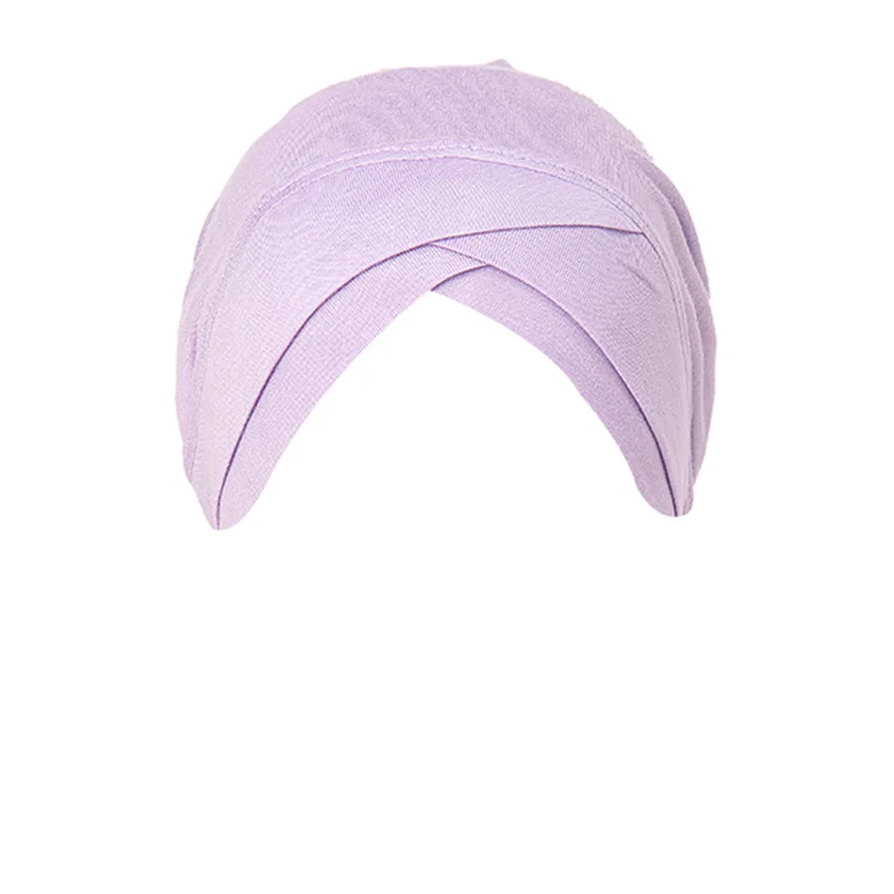 Rts Muslim Classic Inner Cap Women Underscarf Cotton High Quality Popular Arab Tube Caps Plain Bonnet Hijab