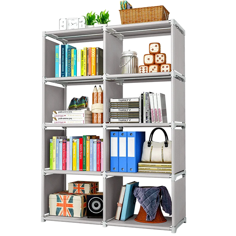 Customized modern simple office bookcase storage cabinet multifunction fabric storage Rack Shelf Organize bookshelf